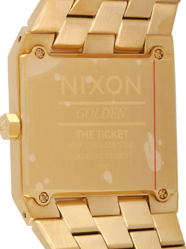 Nixon Ticket II 34mm | Gold | FARFETCH CA