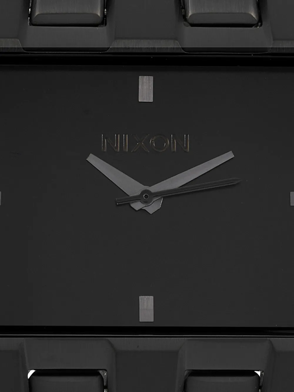Pre-owned Nixon Ticket Ii 34mm In Black