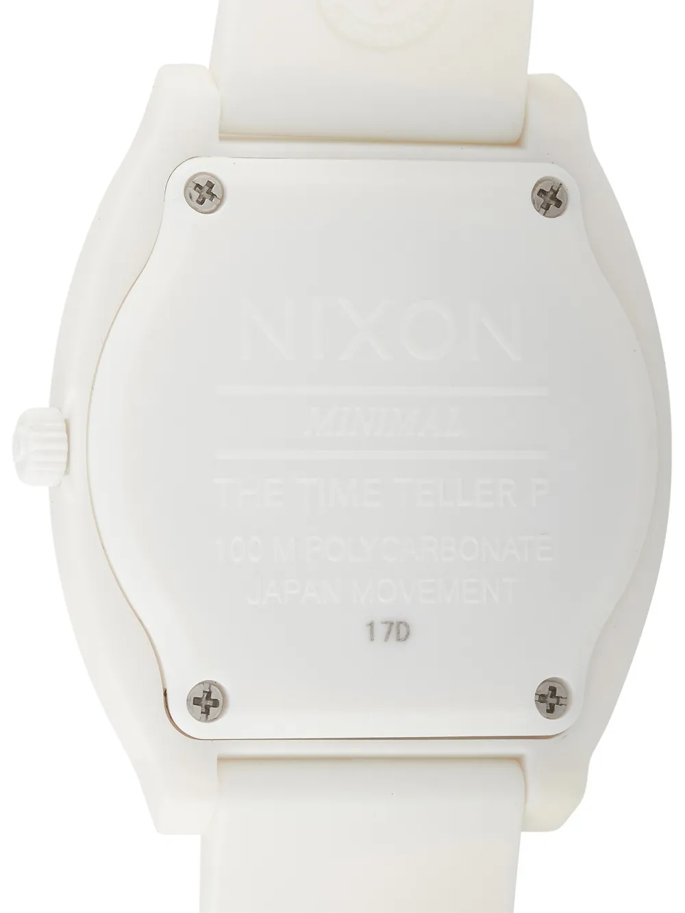 Pre-owned Nixon Medium Time Teller 31mm In White