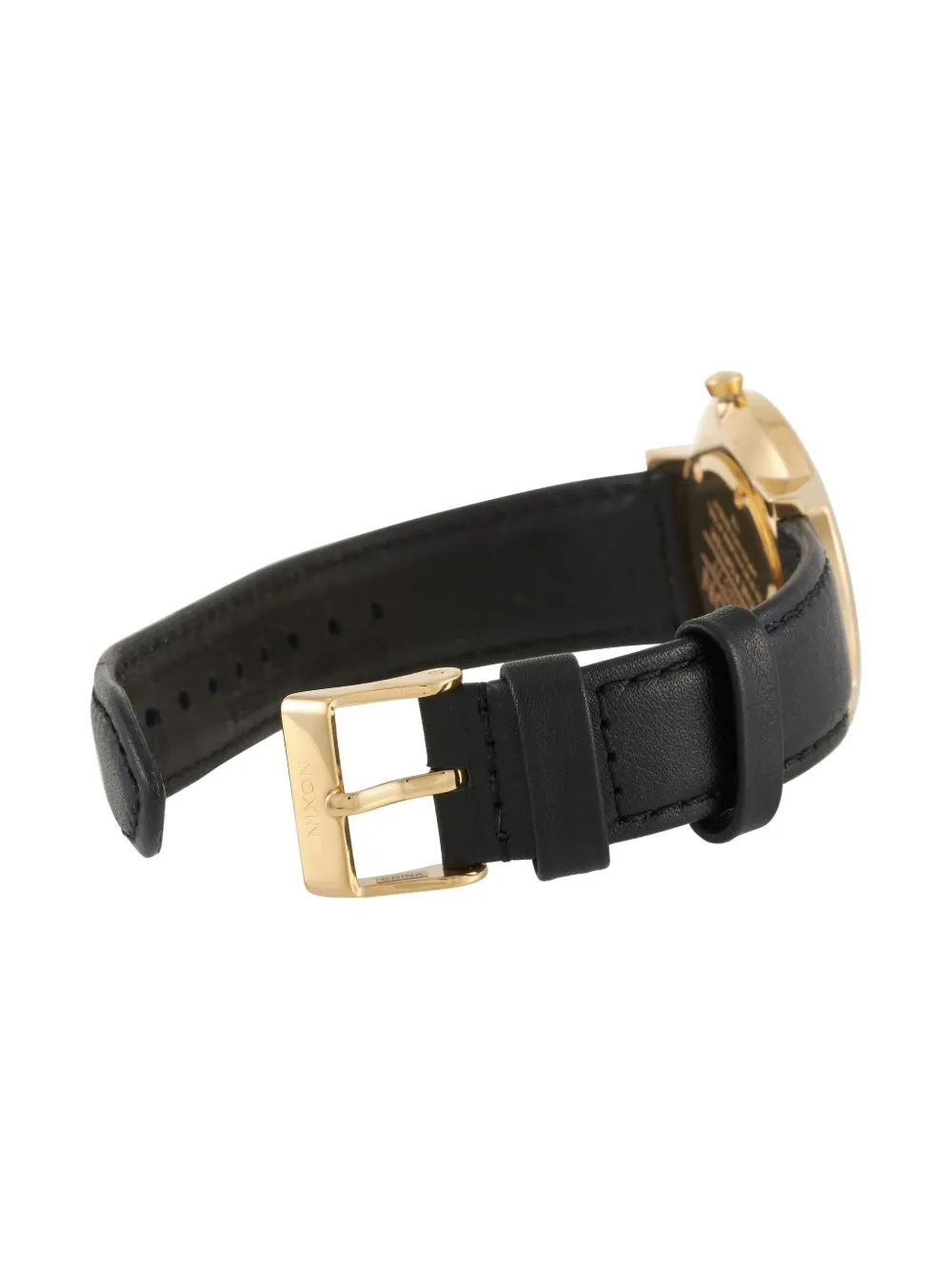 Pre-owned Nixon Porter 40mm In Gold