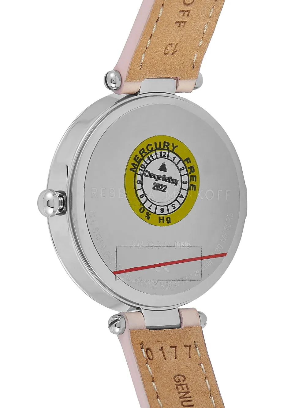 Pre-owned Rebecca Minkoff Nina 33mm In White