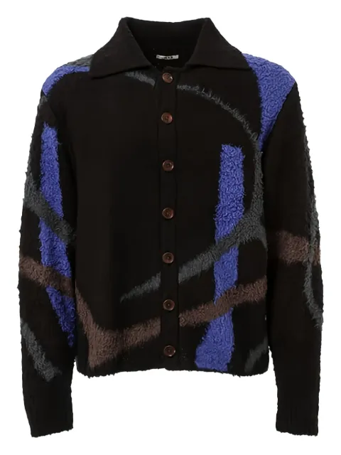 KHOKI buttoned patterned cardigan