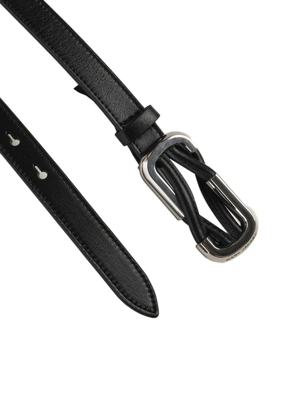 Marc Jacobs leather belt Zwart