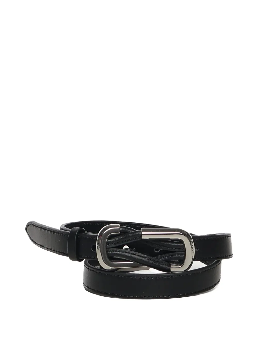 Marc Jacobs leather belt Zwart