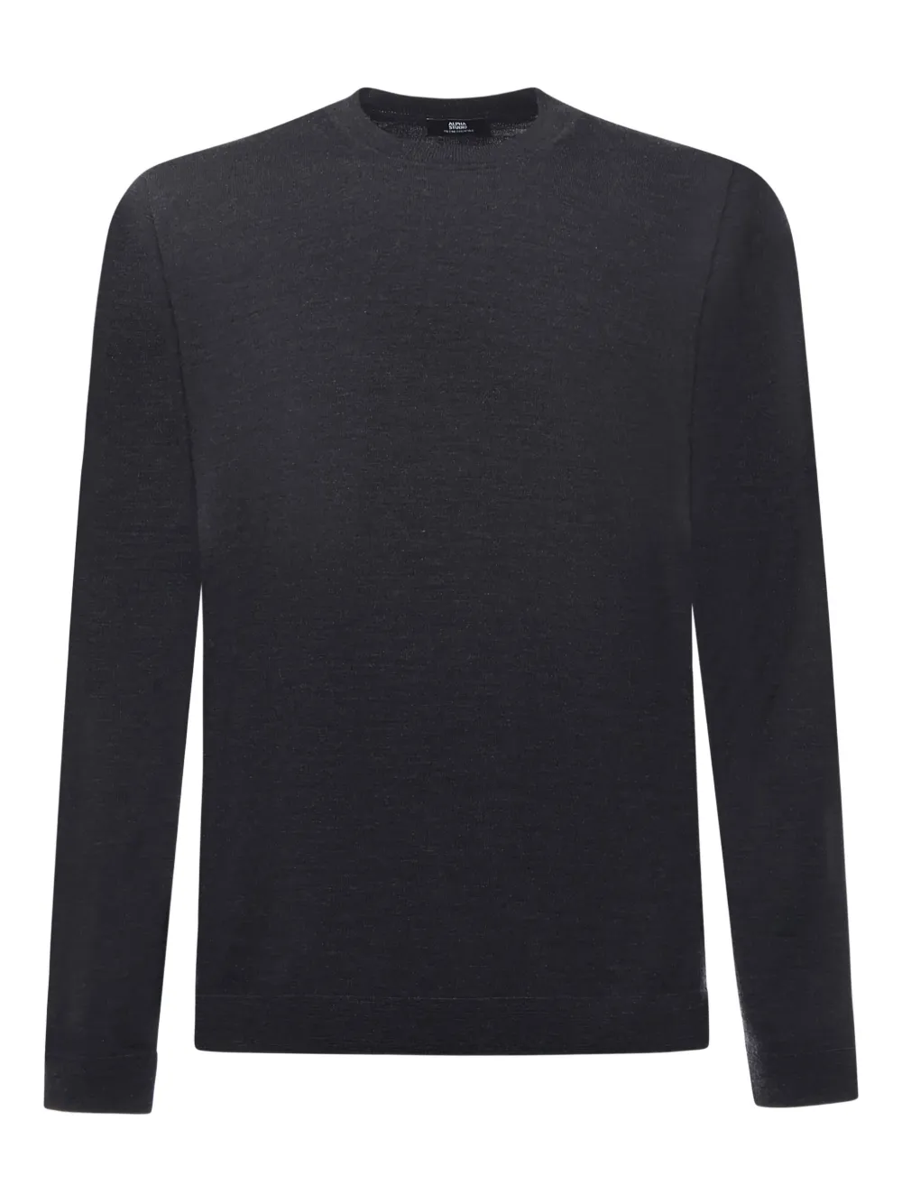 ALPHA STUDIO long-sleeve merino wool sweater | Black | Image 1