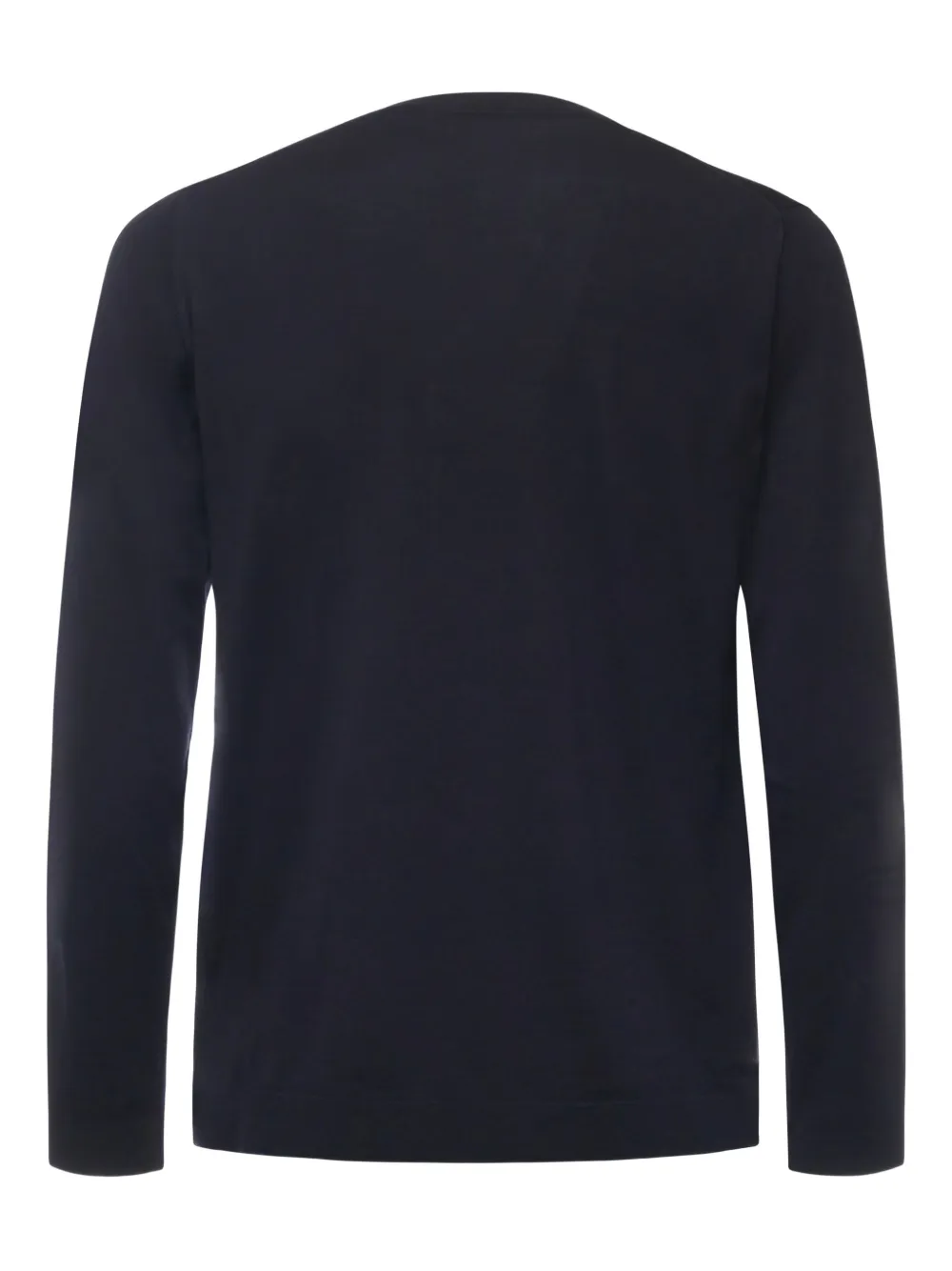 ALPHA STUDIO long-sleeve crew-neck sweater - Blauw