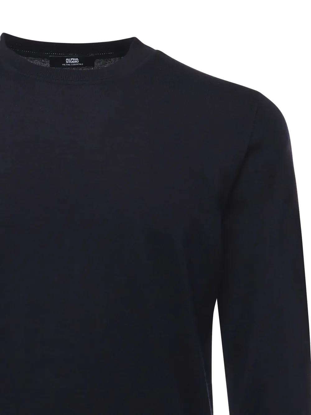 ALPHA STUDIO Sweater met ronde hals Blauw