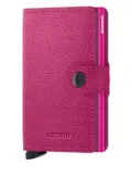 Secrid leather mini wallet - Pink