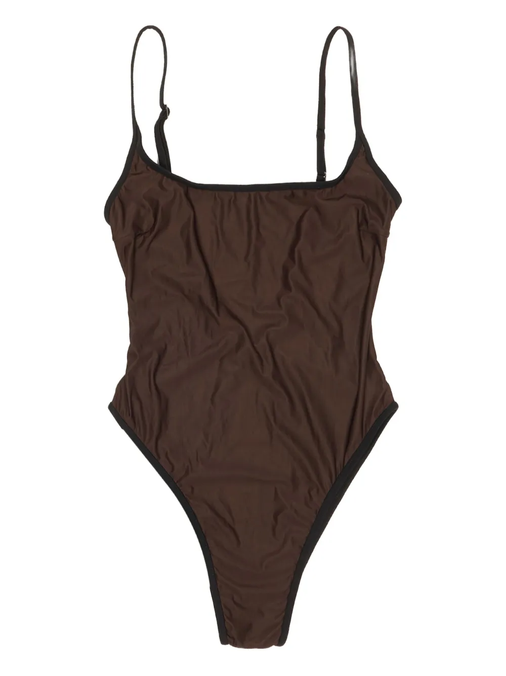 Bimba Y Lola Thidu Spaghetti-strap Swimsuit In Brown