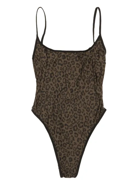 Bimba y Lola leopard-print swimsuit
