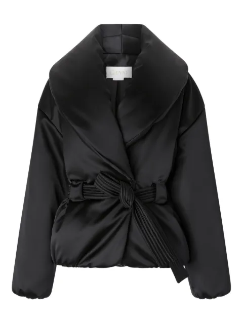 Genny pleated-bow jacket