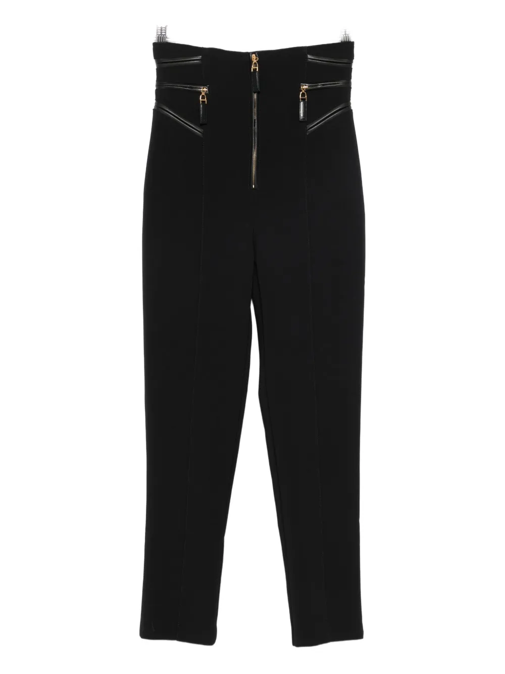 Elisabetta Franchi zip-fastening trim-detail trousers - Nero