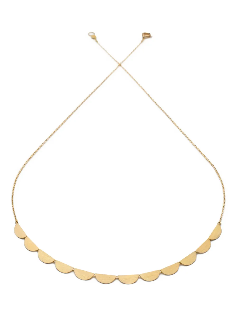 Sia Taylor 18K yellow gold Half Moon necklace | Gold | Image 1