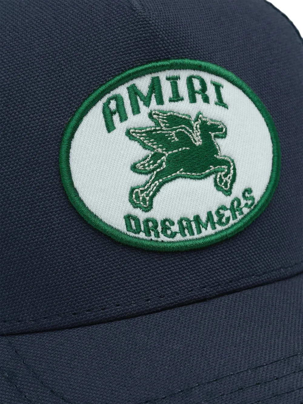 AMIRI KIDS Mesh hoed met logopatch Blauw