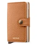 Secrid leather mini wallet - Brown