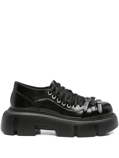 Simone Rocha botas de plataforma con tiras y hebilla