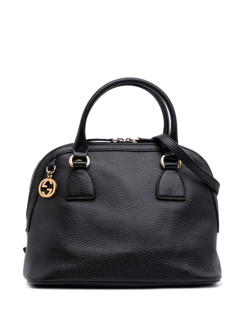 2016-2025 Small Dollar Calfskin GG Charm Dome satchel