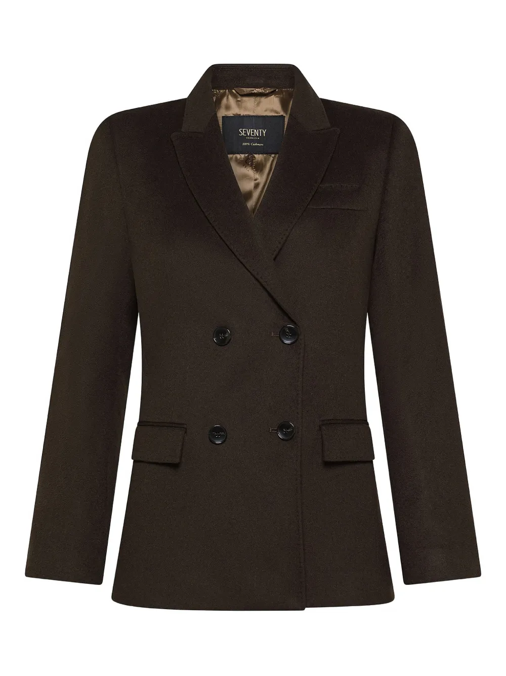 Seventy double-breasted jacket | Brown | Image 1