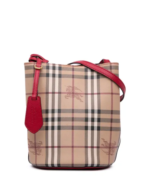 Burberry Pre-Owned bolso shopper de lona revestida Haymarket Check  2000-2017