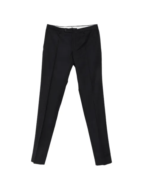 Incotex flat-front wool trousers