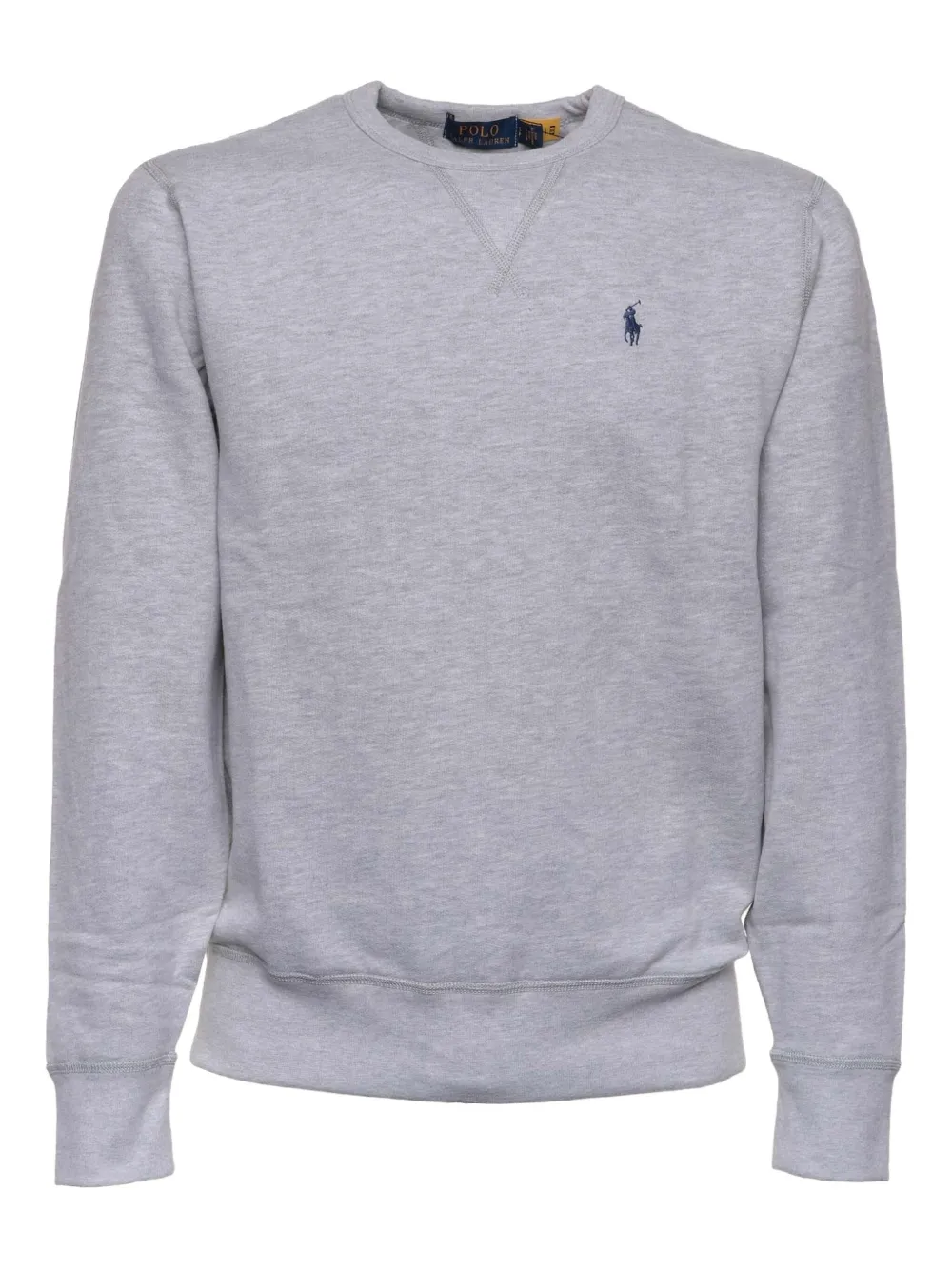 embroidered logo sweatshirt