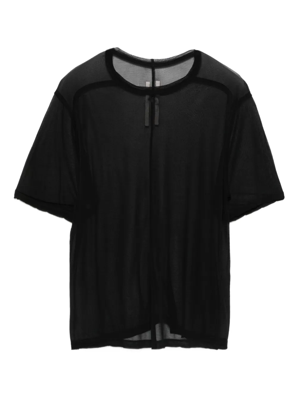 Rick Owens Doorzichtige top Zwart