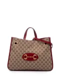 Gucci Pre-Owned 2016-2025 Medium GG Canvas Horsebit 1955 Chain Tote satchel - Brown
