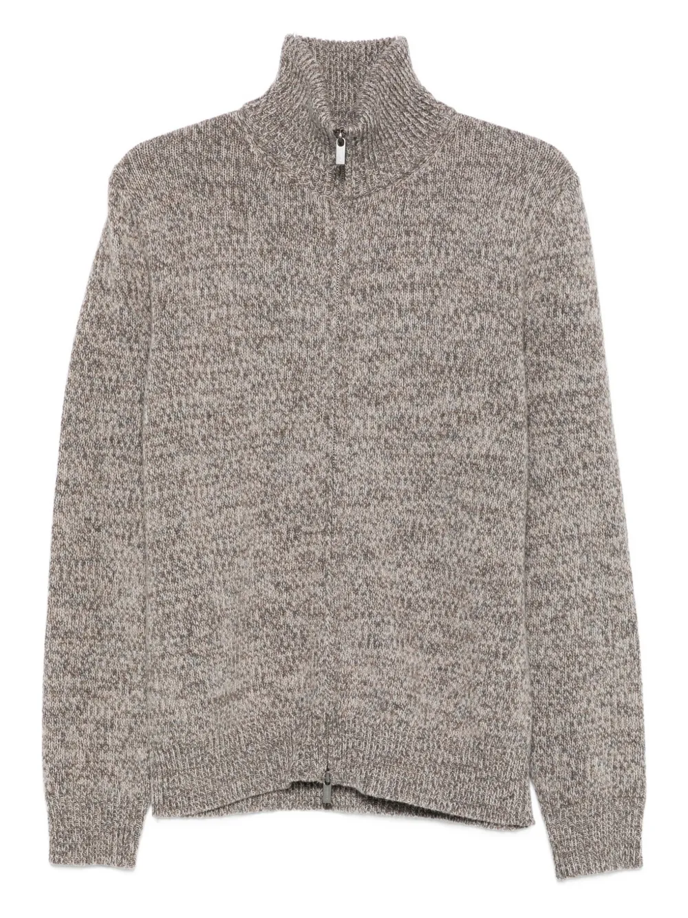 Barena zip-fastening sweater | Brown | Image 1