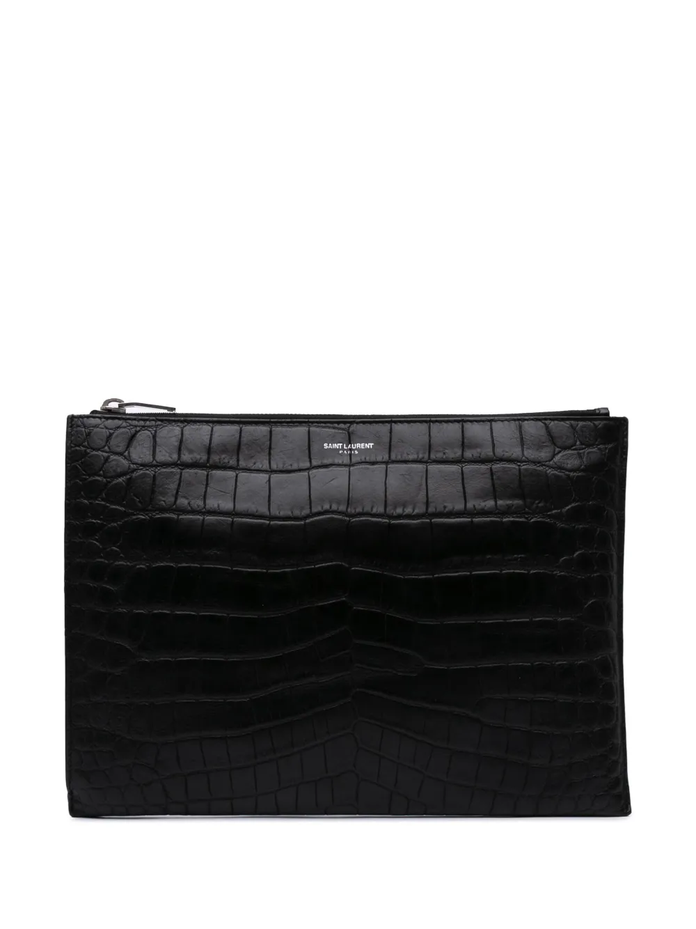 2016 Croc Embossed Leather clutch bag