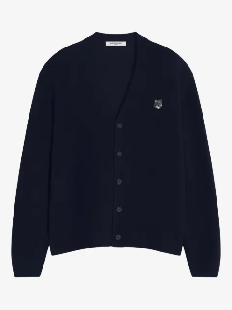 Maison Kitsuné Cardigan mit Fox Head-Stickerei