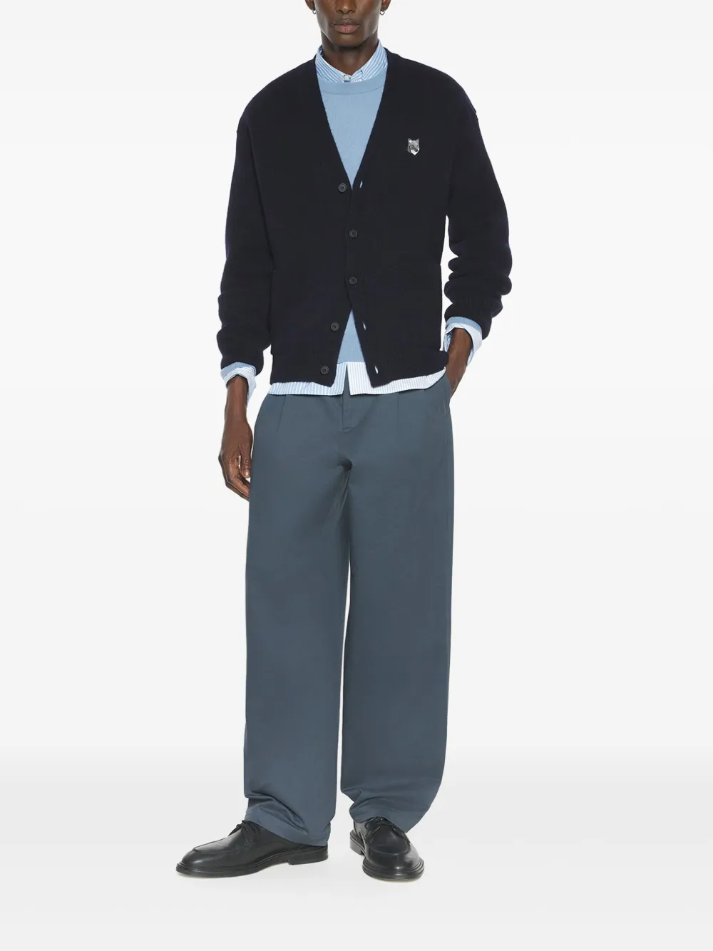 Maison Kitsuné Fox Head-embroidered cardigan | Cardigans | Image 2