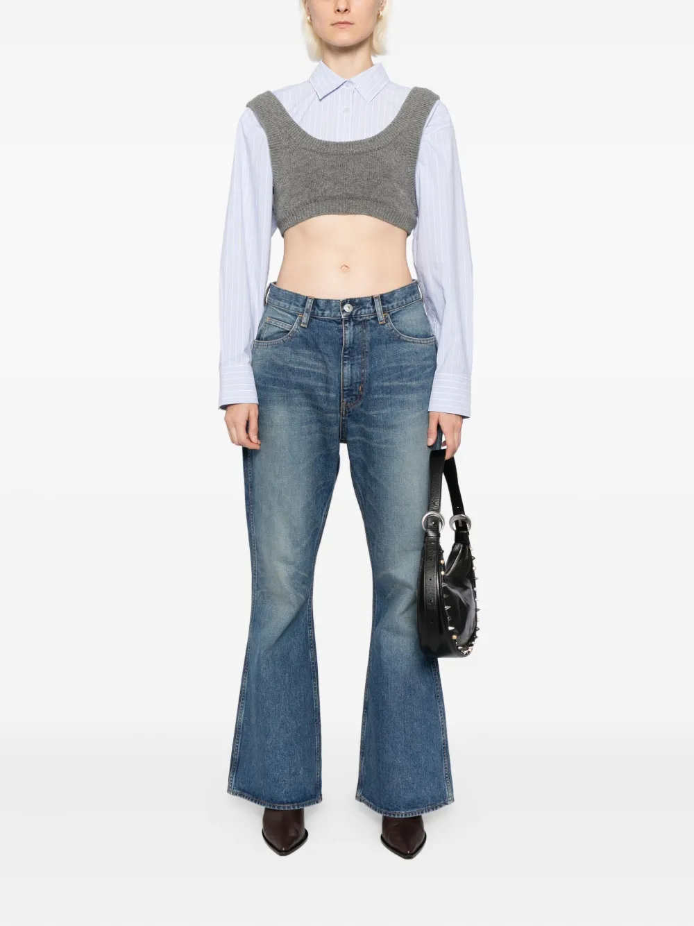 MASU Boy flared jeans Blauw