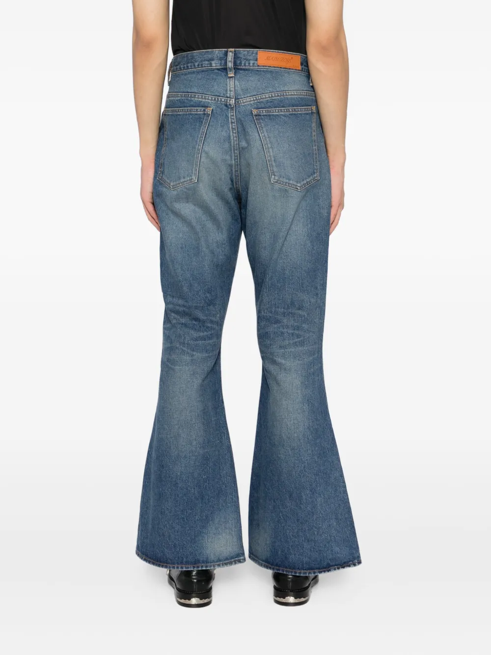 MASU Boy flared jeans Blauw