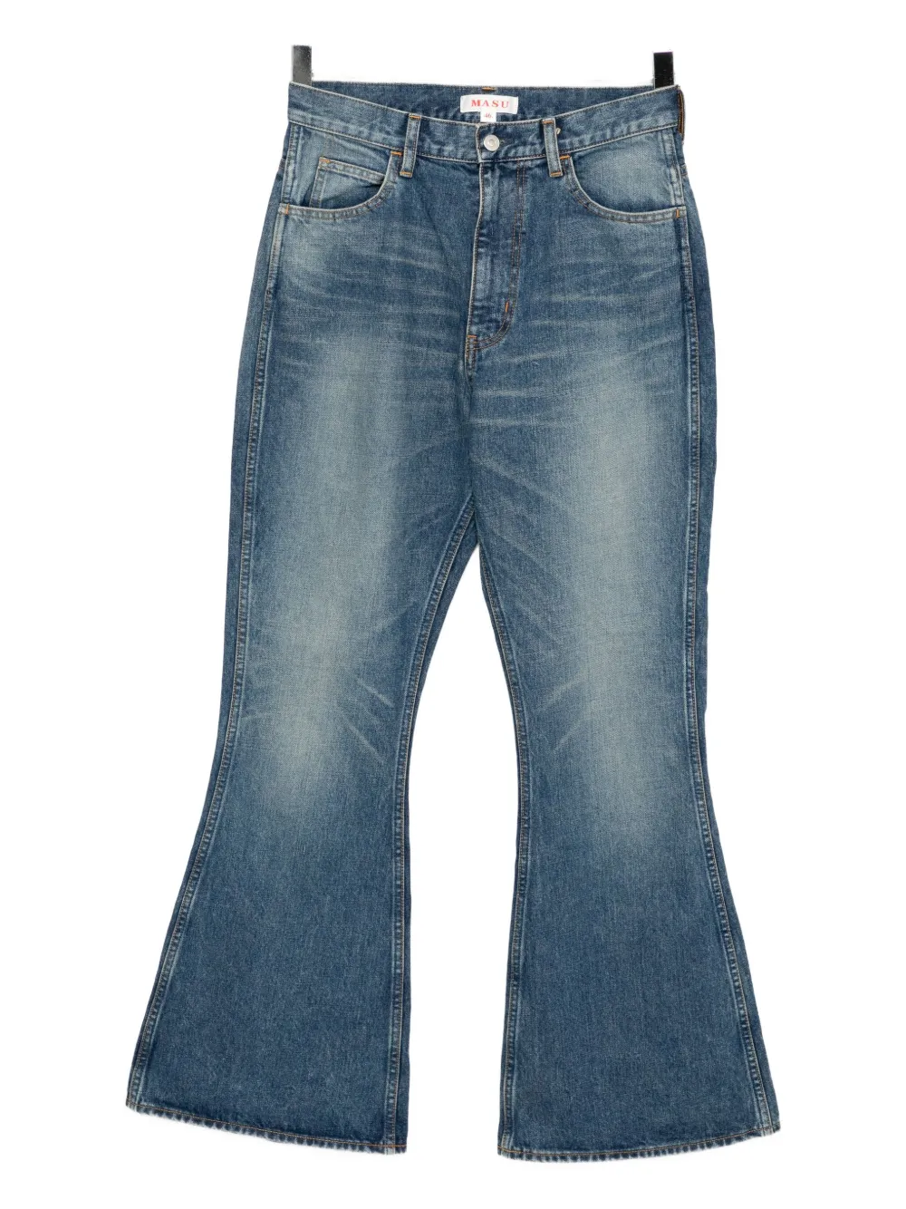 Masu Boy Flared Jeans In Blue