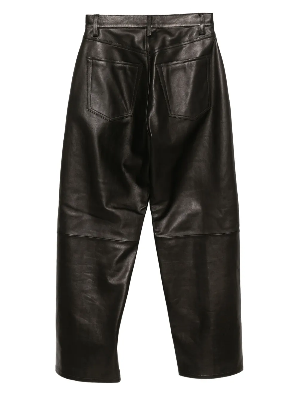 Yoke Leren broek - Bruin