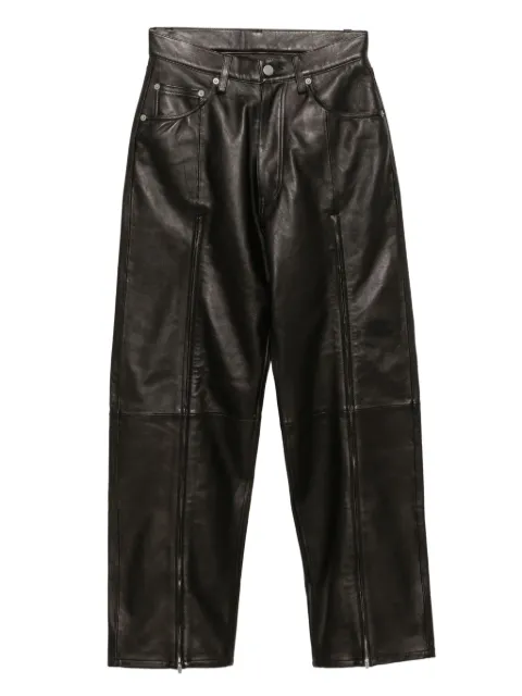 Yoke Pantaloni in pelle