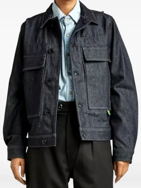 G-Star RAW utility flap-pocket denim jacket