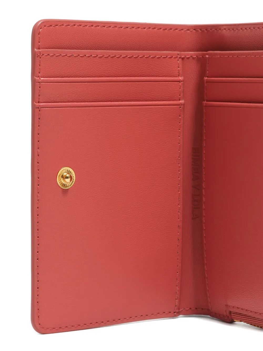 Bimba Y Lola Logo-print Leather Wallet In Pink