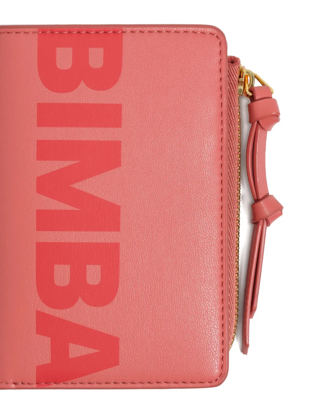 Bimba Y Lola Logo-print Leather Wallet In Pink