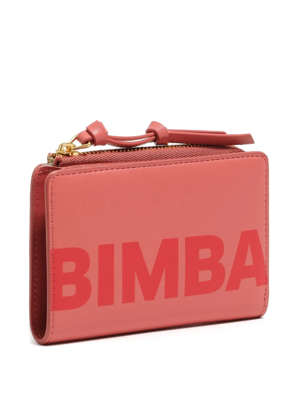Bimba Y Lola Logo-print Leather Wallet In Pink