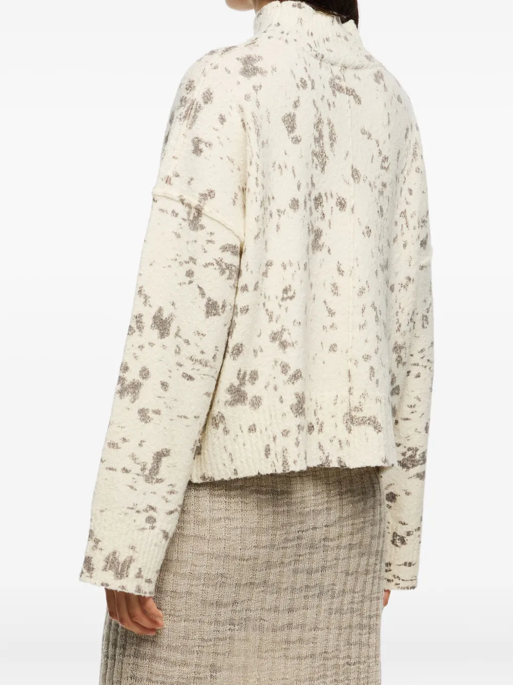 Bimba y Lola Trui met hoge hals Beige