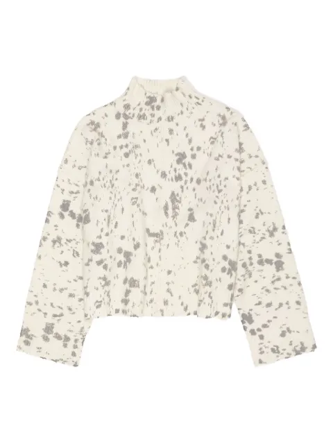 Bimba y Lola high-neck speckled sweater