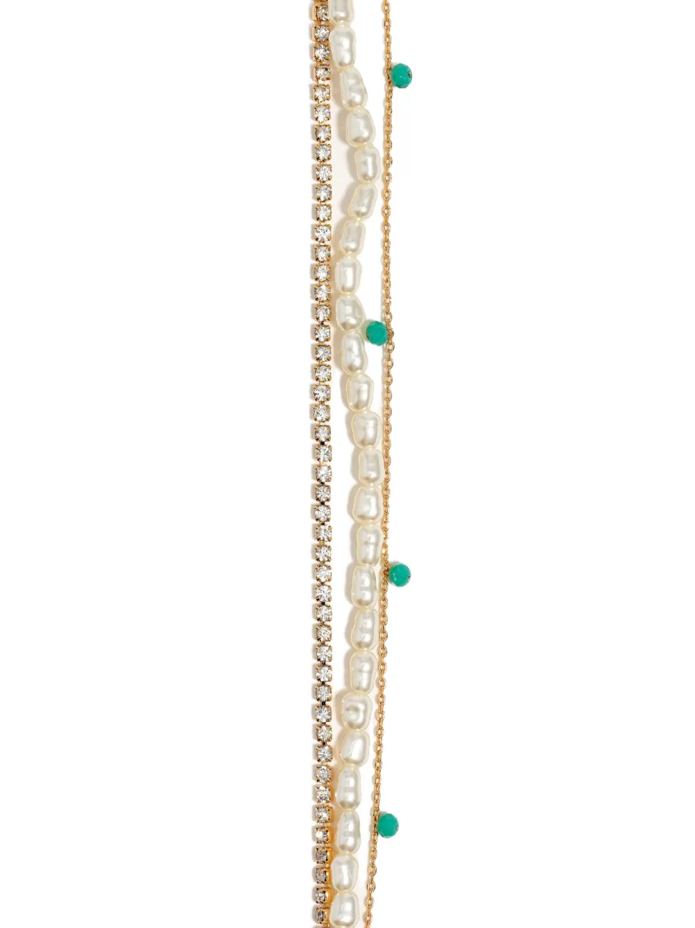 Bimba y Lola Gelaagde armband met hart bedel - Goud