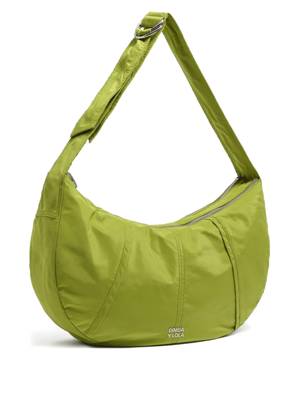 Bimba Y Lola Large Moon Shoulder Bag In Green