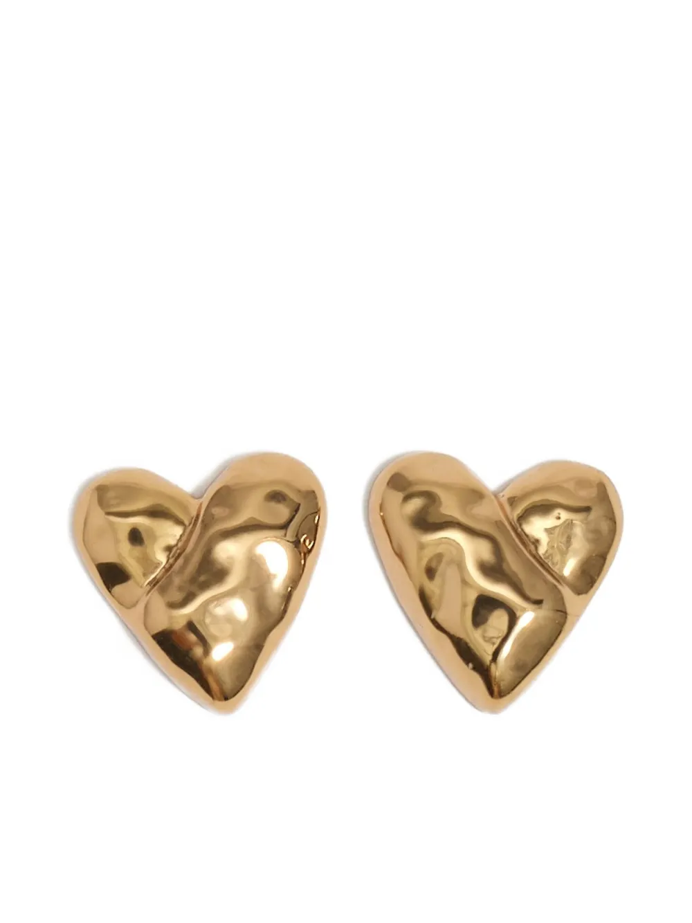 Bimba Y Lola Heart Earrings In Gold