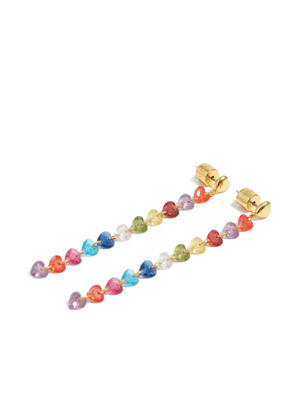 Bimba y Lola Oorbellen met kristal - Goud