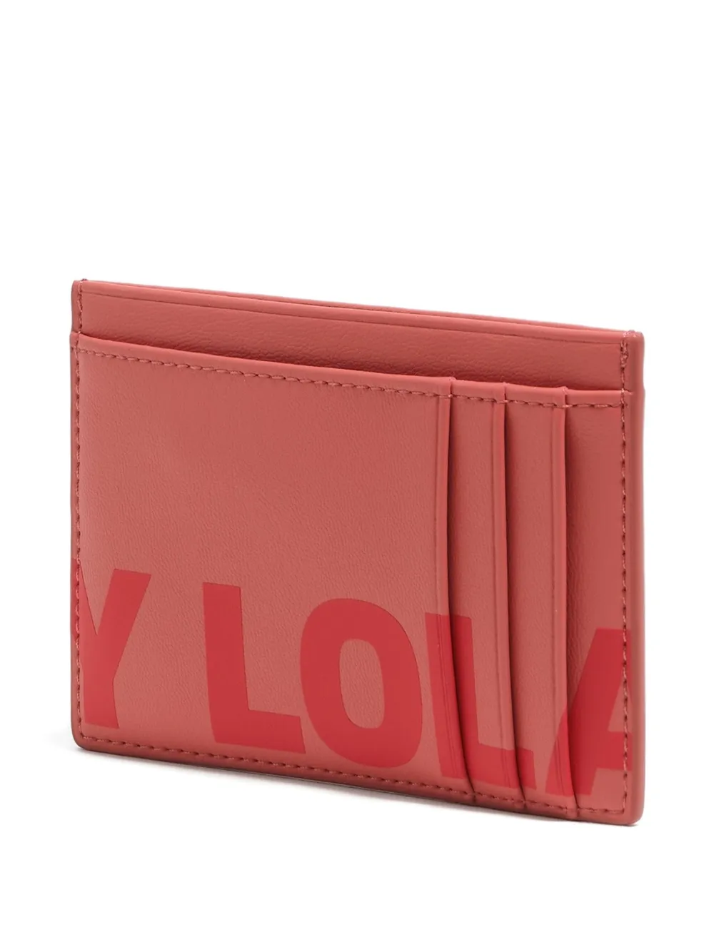 Bimba Y Lola Leather Card Holder In Pink