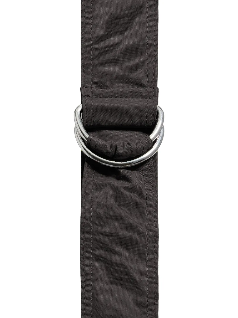 Bimba Y Lola Large Moon Crescent-shaped Zip-fastening Shoulder Bag In Gray