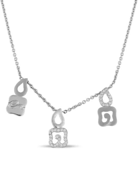 Nouvelle Bague 18K white gold diamiond necklace