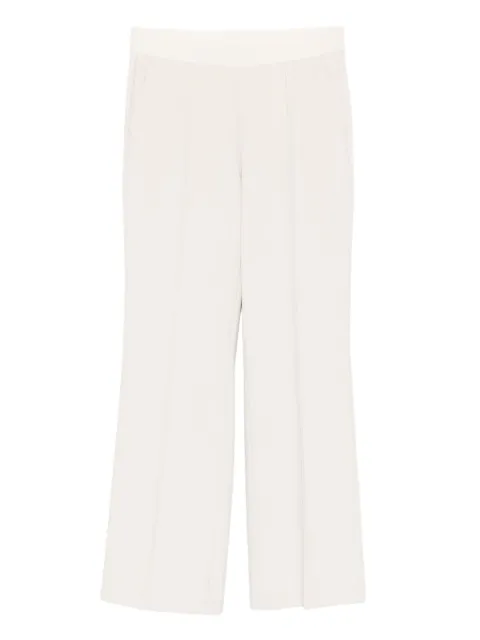 Cambio elastic-waist crease-detail trousers